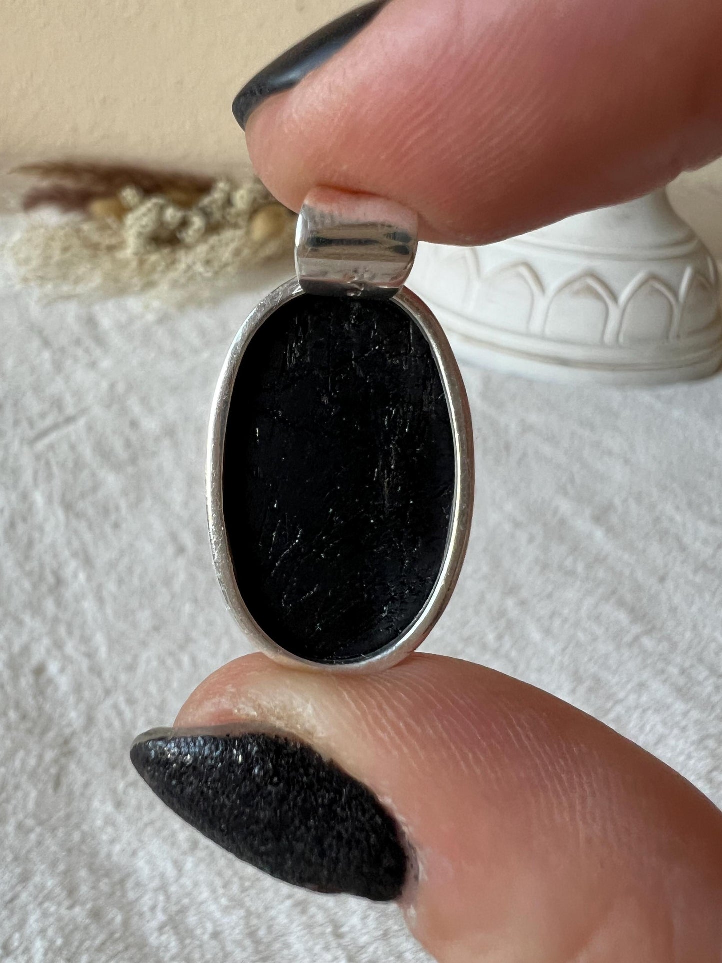 Turmalin Kettenanhänger 925 Silber