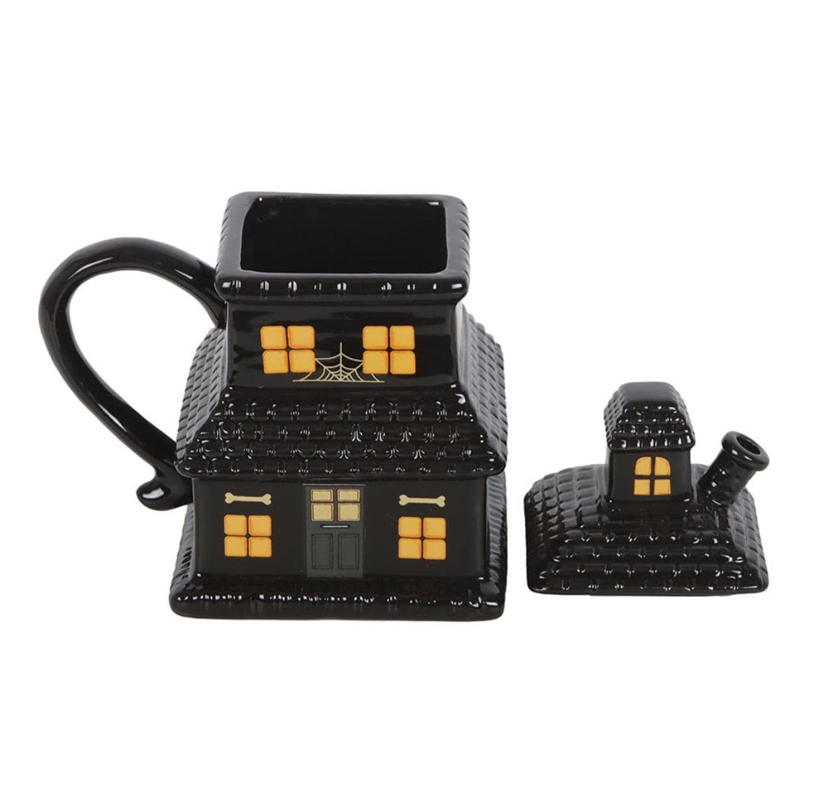 Black Haunted House Tasse