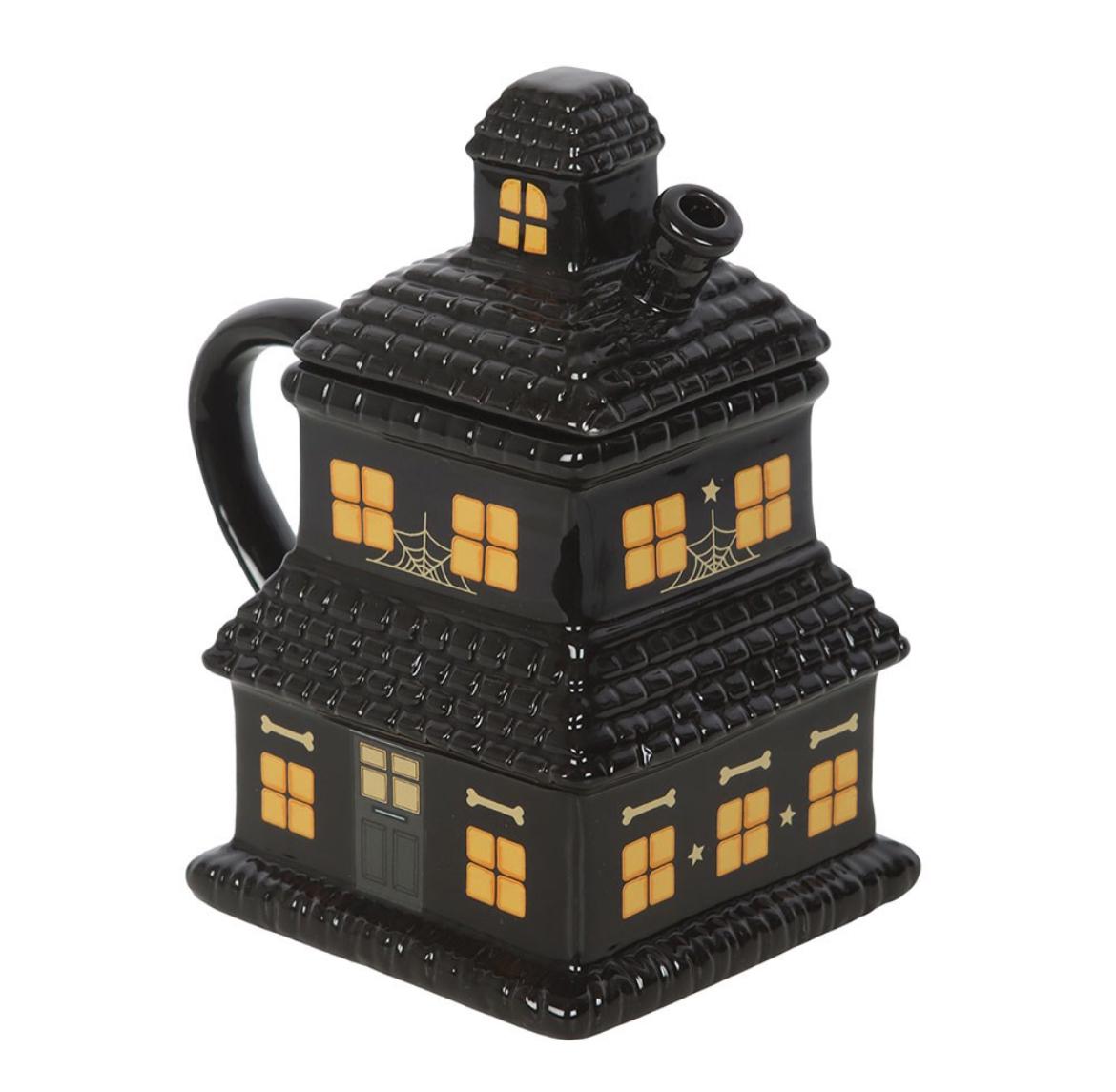 Black Haunted House Tasse