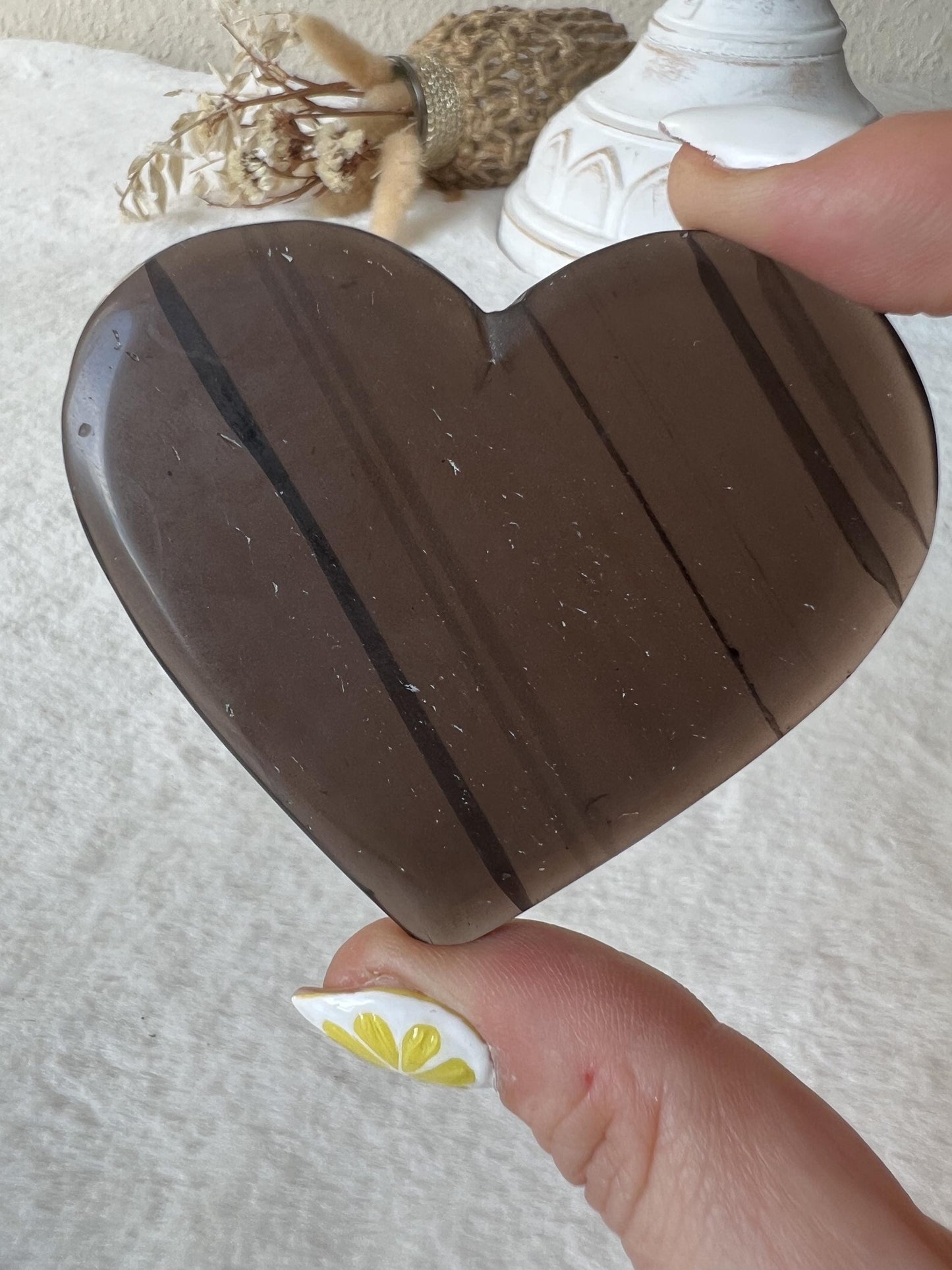 Ice Obsidian / Lamellen Obsidian Herzen