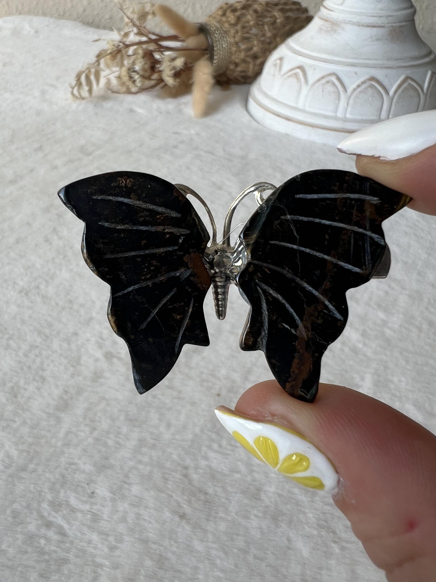 Edelstein Schmetterling Haarklammern