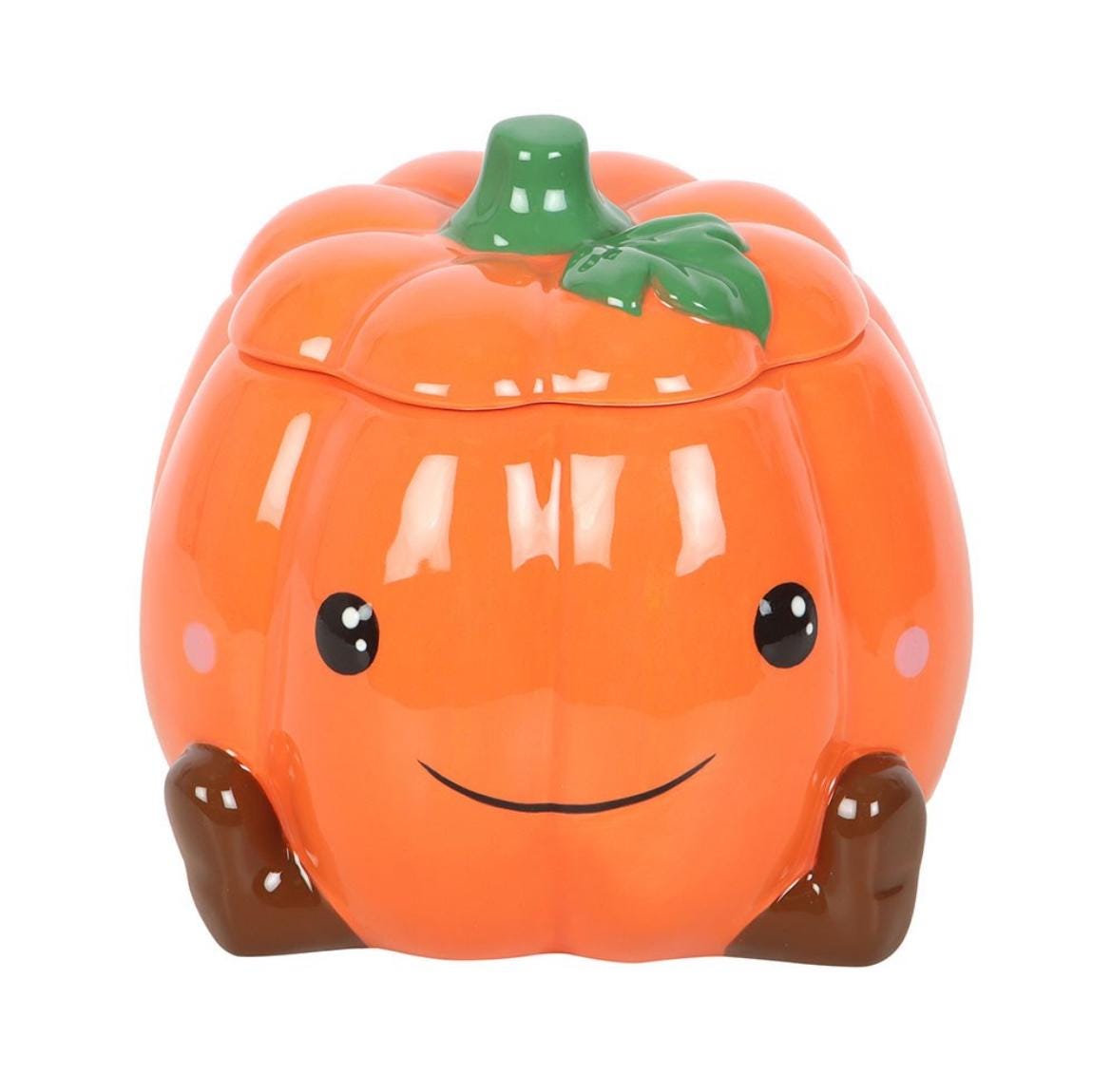 Lächelnder Kürbis – Ölbrenner und Wachswärmer