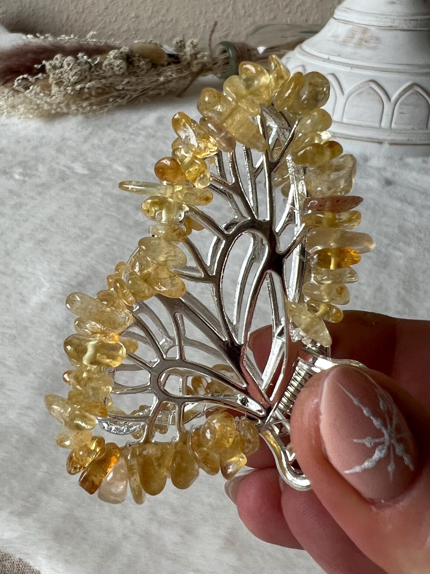 Edelstein Schmetterling Haarklammer