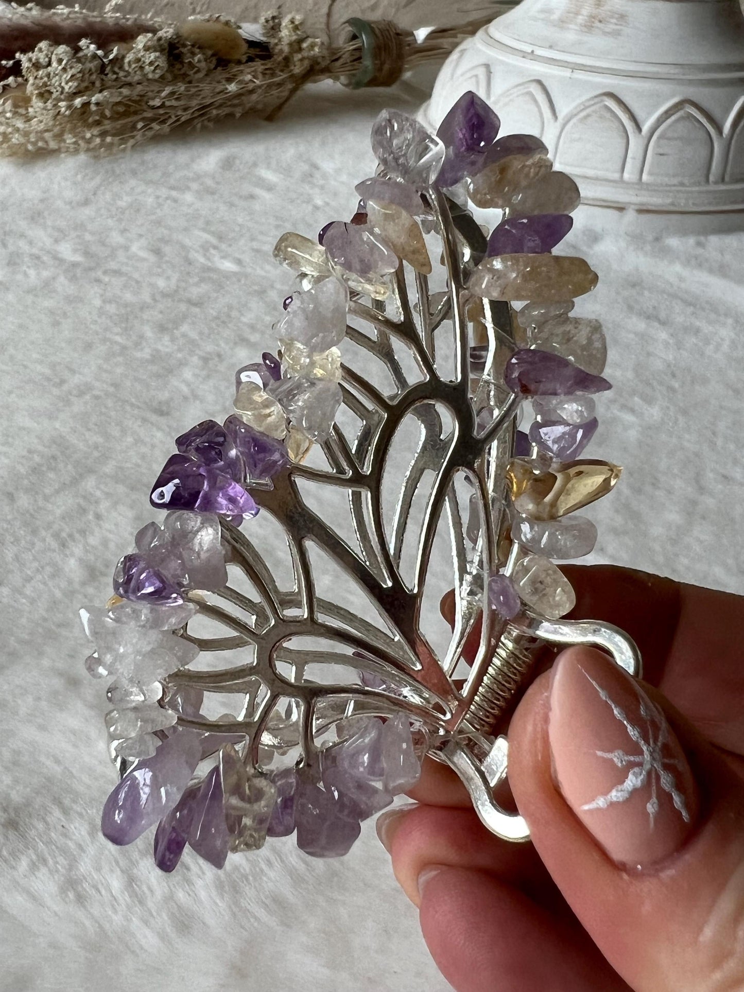 Edelstein Schmetterling Haarklammer