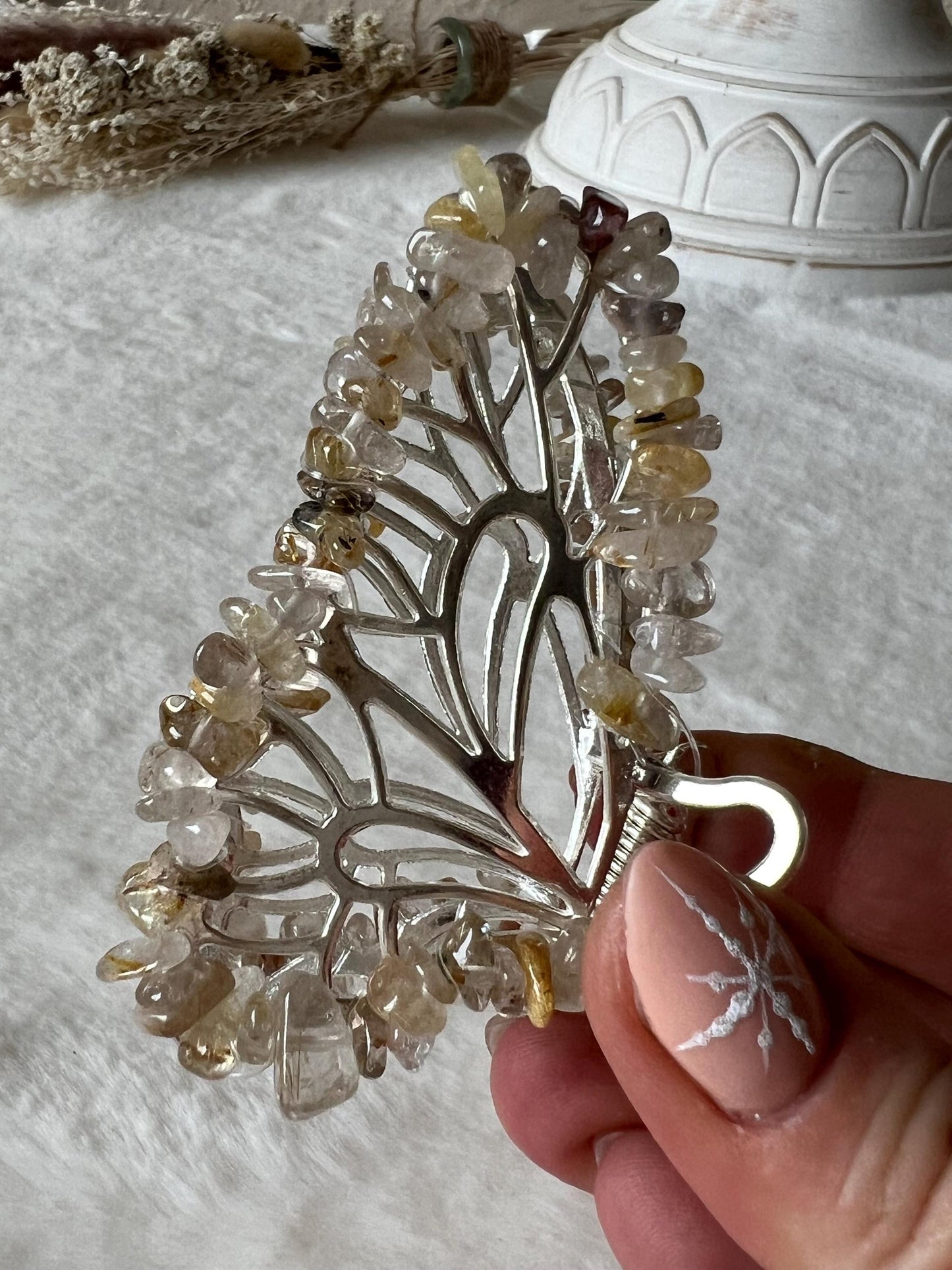 Edelstein Schmetterling Haarklammer