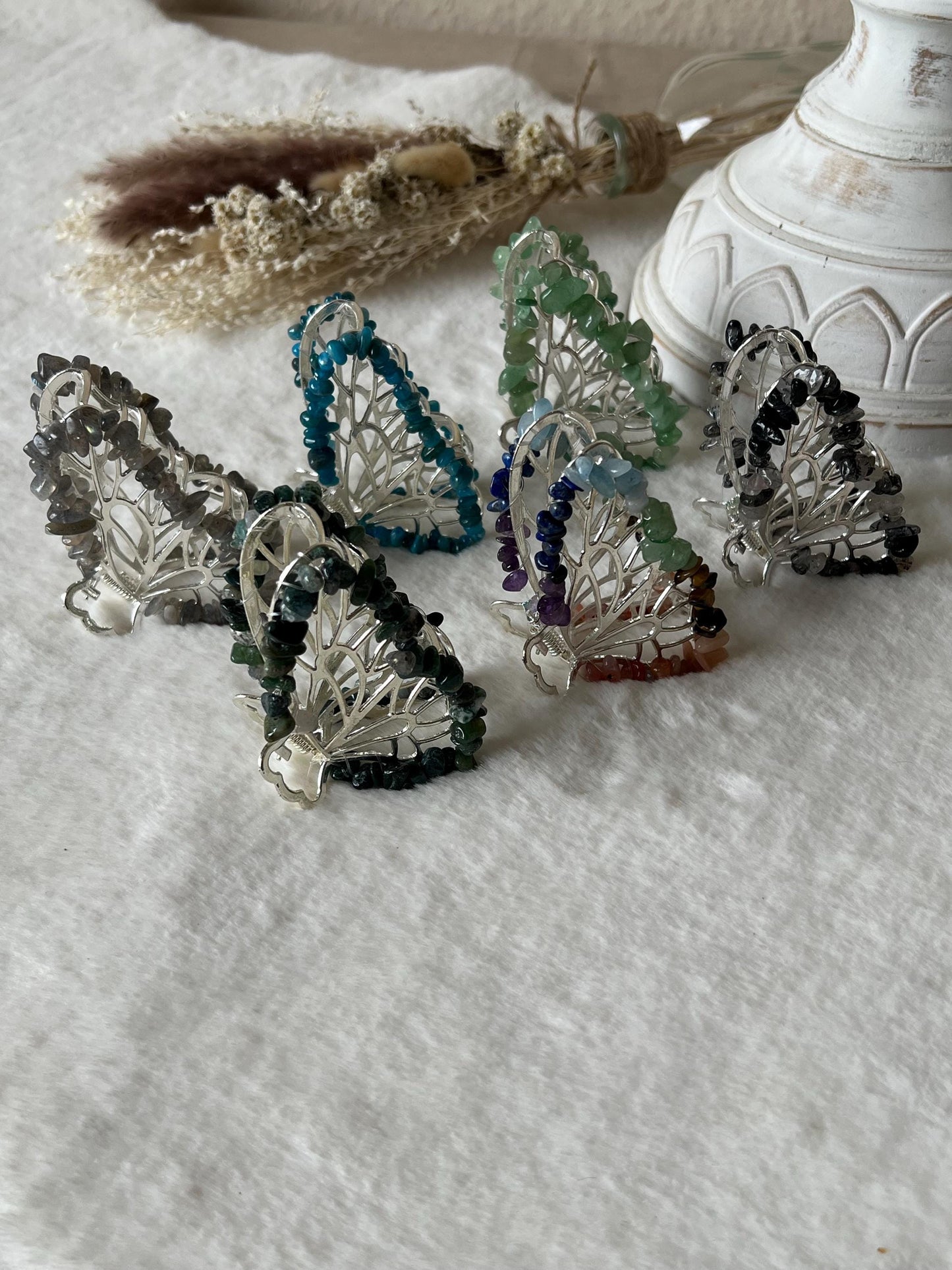 Edelstein Schmetterling Haarklammer