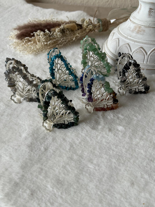 Edelstein Schmetterling Haarklammer