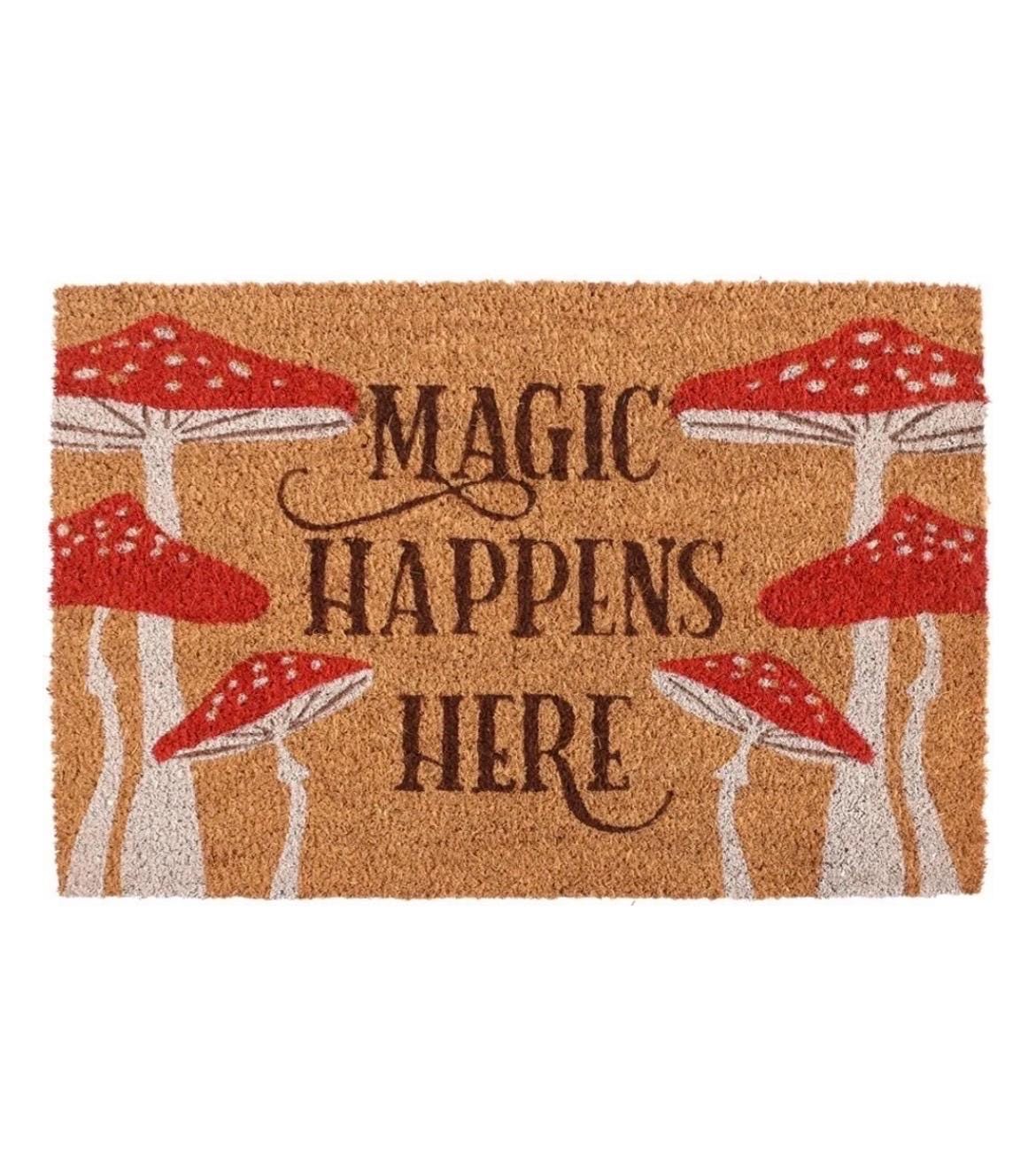 Fußmatte „Magic Happens here“
