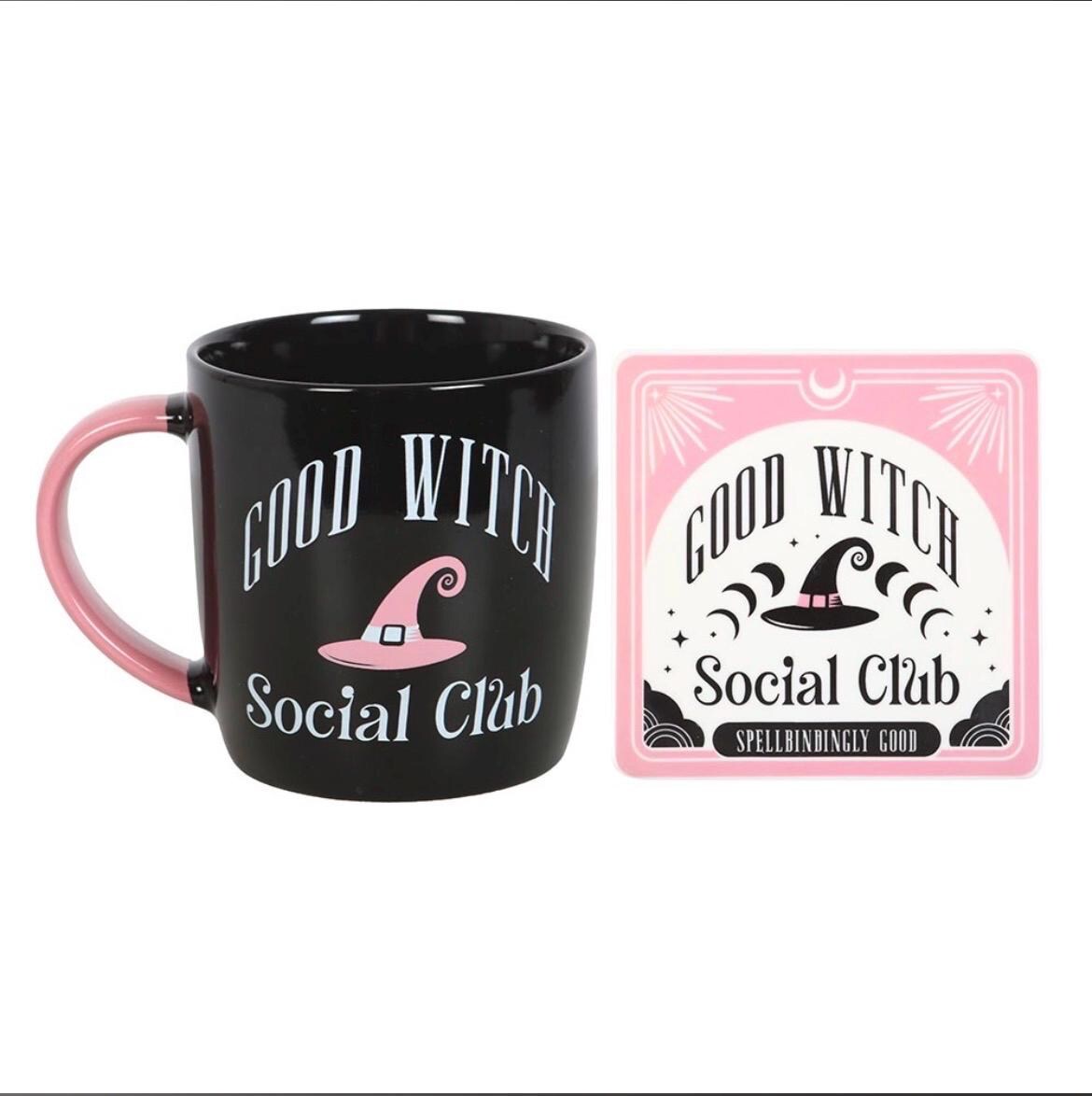 Good Witch Social Club, Bad Witch Social Club oder Wicked without Coffee Tasse