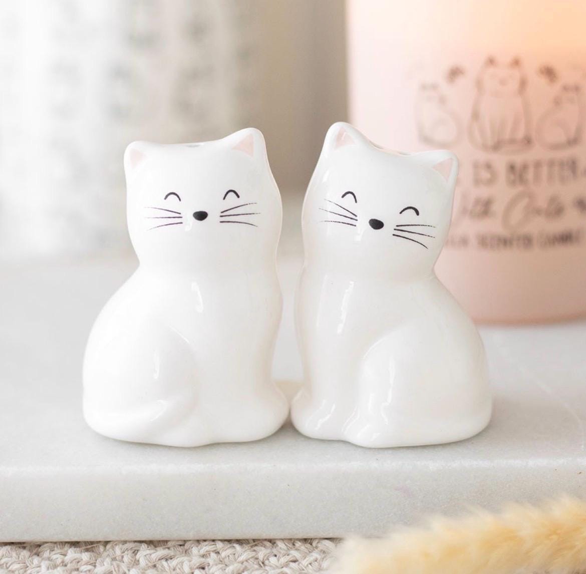 Katzen Salz- & Pfefferstreuer Set