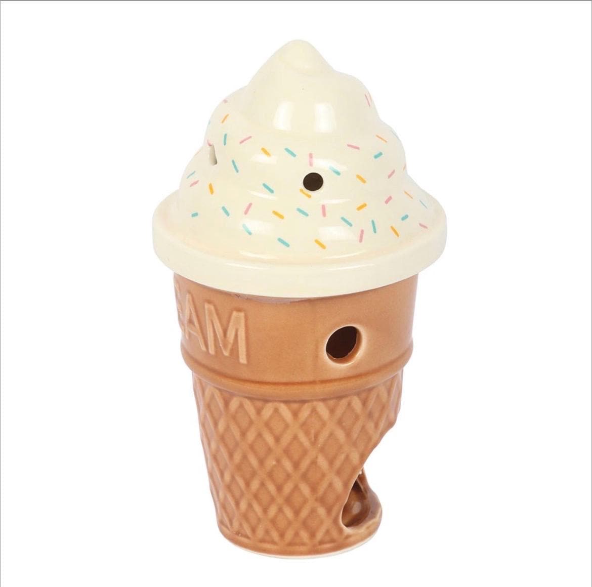 Eiscreme Wachsmelt und Ölbrenner aus Keramik