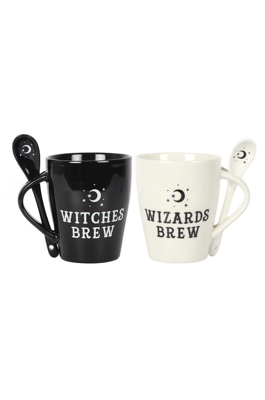 Witches Brew Mug Set | Wizards Brew Tasse | Hexen Tasse | Magische Kaffeetasse | Gothic Geschenk | Witchcore Dekoration | Halloween Mug
