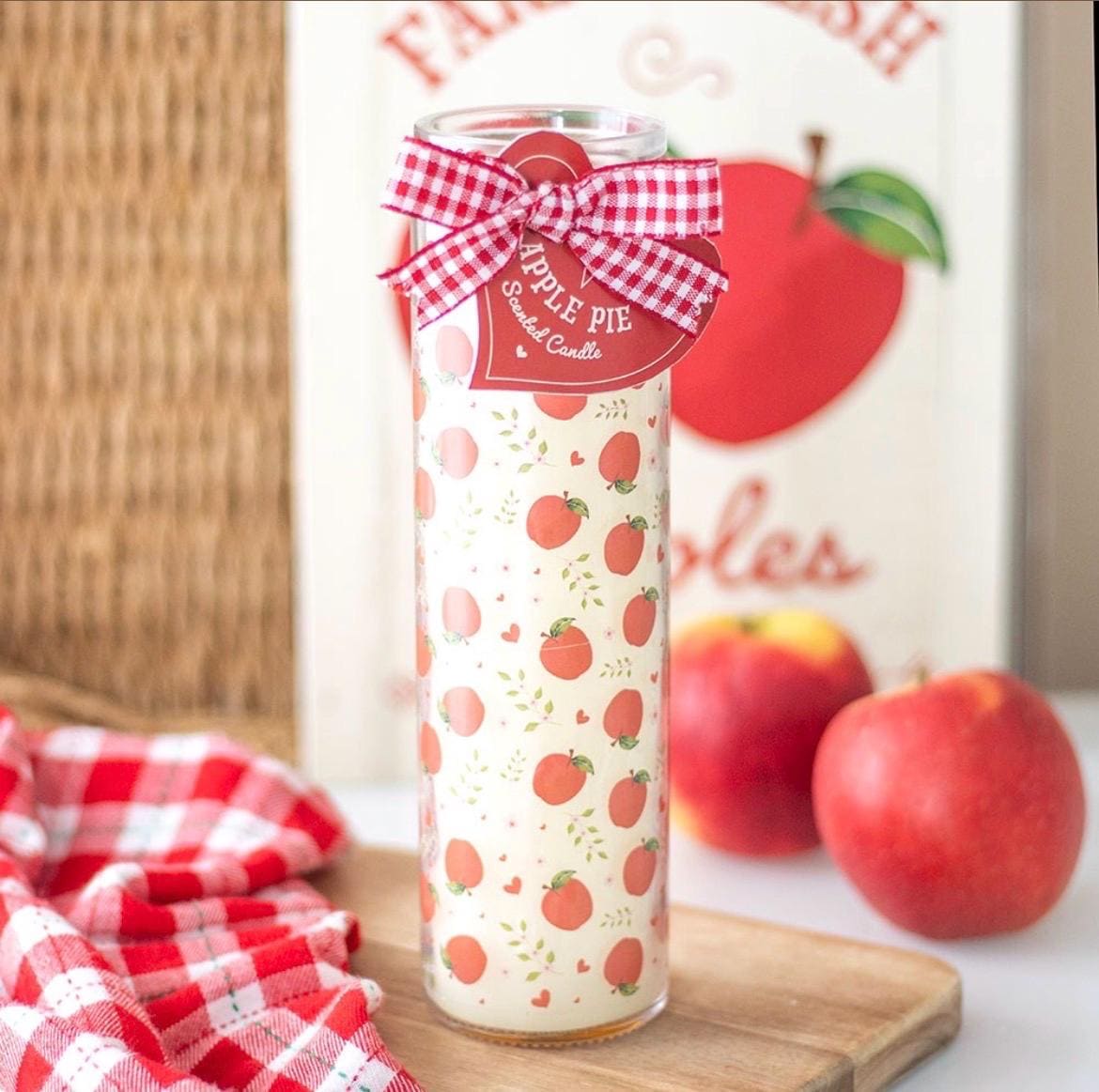 Apfelkuchen Kerze im Glas | Herbstkerze | Cozy Home Decor | Apple Pie Duftkerze | Geschenkidee