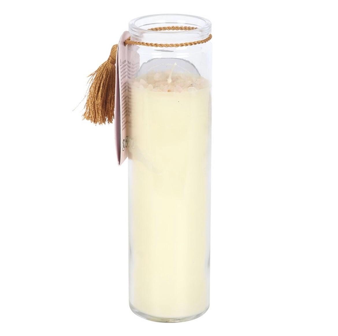 Göttinnen Duftkerze mit Kristallen | Selene, Athena oder Aphrodite | Spirituelle Kerze | Kristallkerze | Geschenk für Hexen & Mondliebhaber