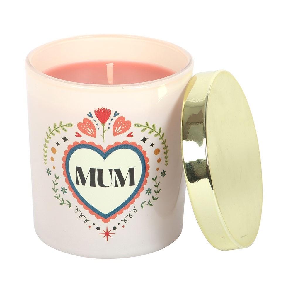 MUM Duftkerze French Tulip | Geschenk für Mama | Muttertagsgeschenk | Duftkerze im Glas | Mama Geschenk