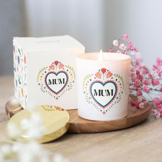 MUM Duftkerze French Tulip | Geschenk für Mama | Muttertagsgeschenk | Duftkerze im Glas | Mama Geschenk