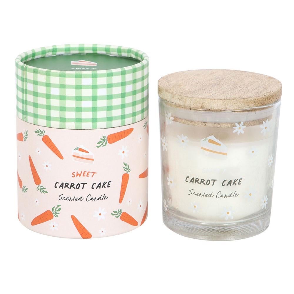 Karottenkuchen Kerze | Sweet Carrot Cake Duftkerze im Glas | Karottenkuchen Duft | Gourmand Kerze | Geschenkidee