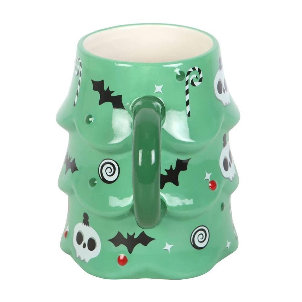Gothic Weihnachtsbaum Tasse | Spooky Christmas Mug | Alternative Weihnachtstasse