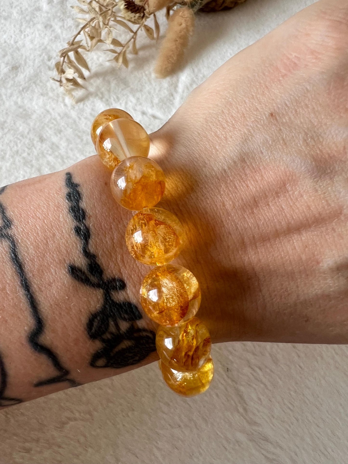 Golden Healer Armband High Quality | Echter Goldener Quarz | Golden Healer Armband | Edelstein Armband