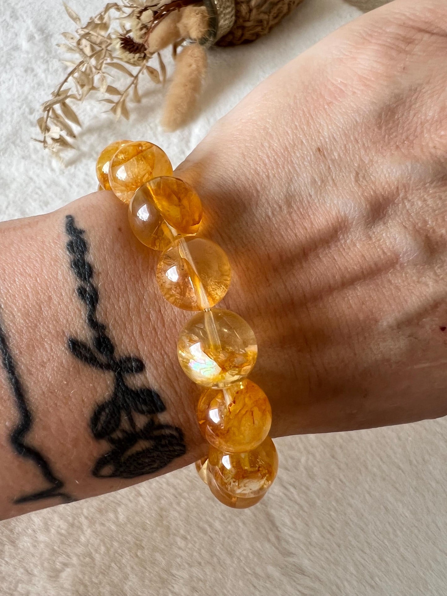 Golden Healer Armband High Quality | Echter Goldener Quarz | Golden Healer Armband | Edelstein Armband
