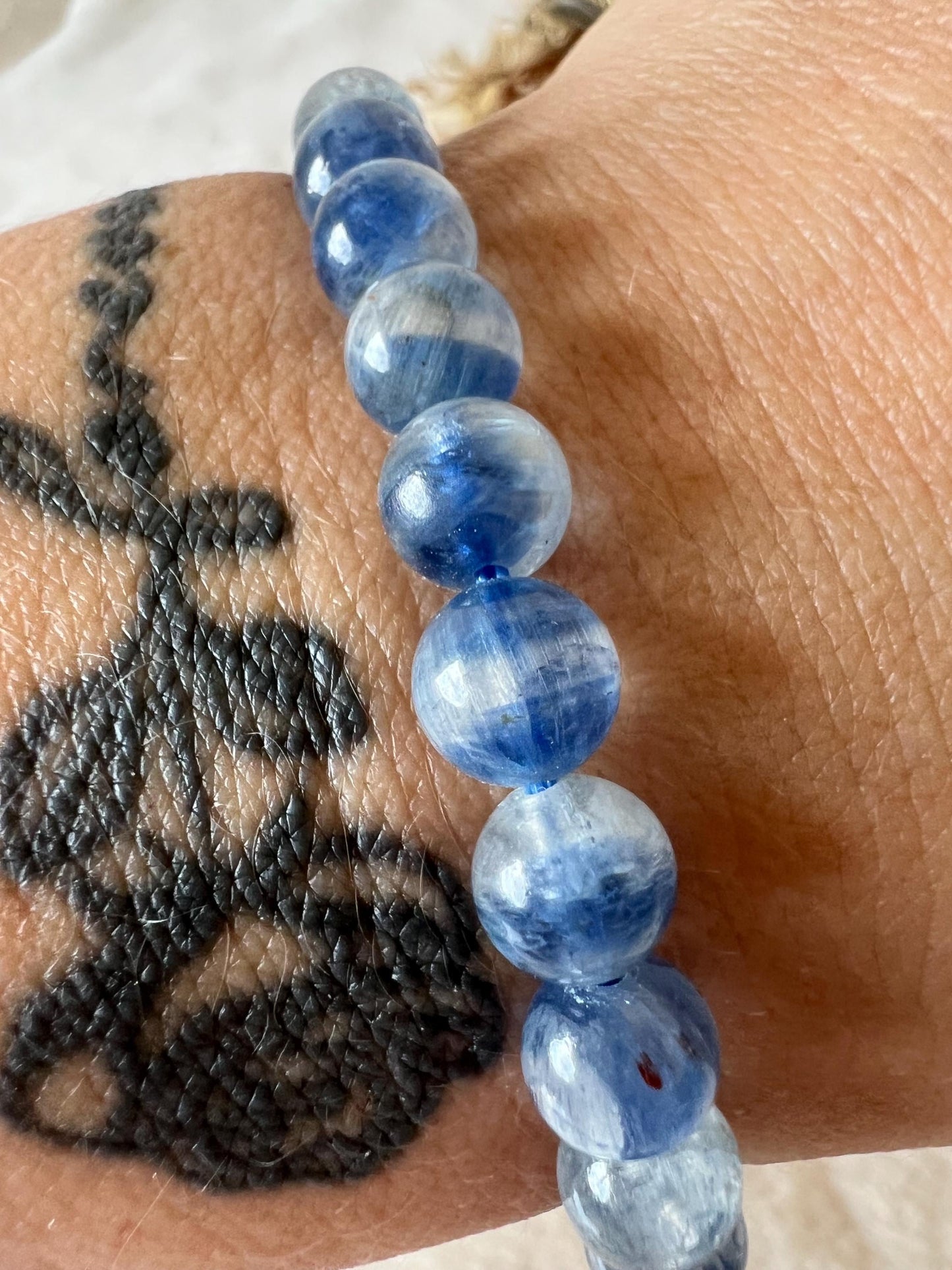 Blauer Kyanit Armband | Echter Disthen | Edelstein Armband | Naturstein Schmuck | Kyanit Schmuck | High Quality