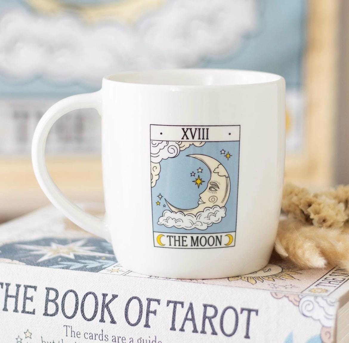Tarot Tassen Einzeln oder Set – Mystische Keramiktassen im Vintage-Stil