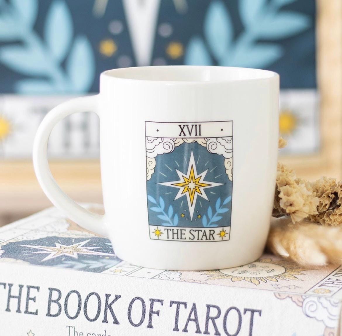 Tarot Tassen Einzeln oder Set – Mystische Keramiktassen im Vintage-Stil