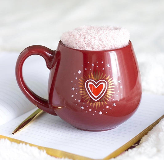 Sacred Heart Geschenkset – Tasse & Kuschelsocken