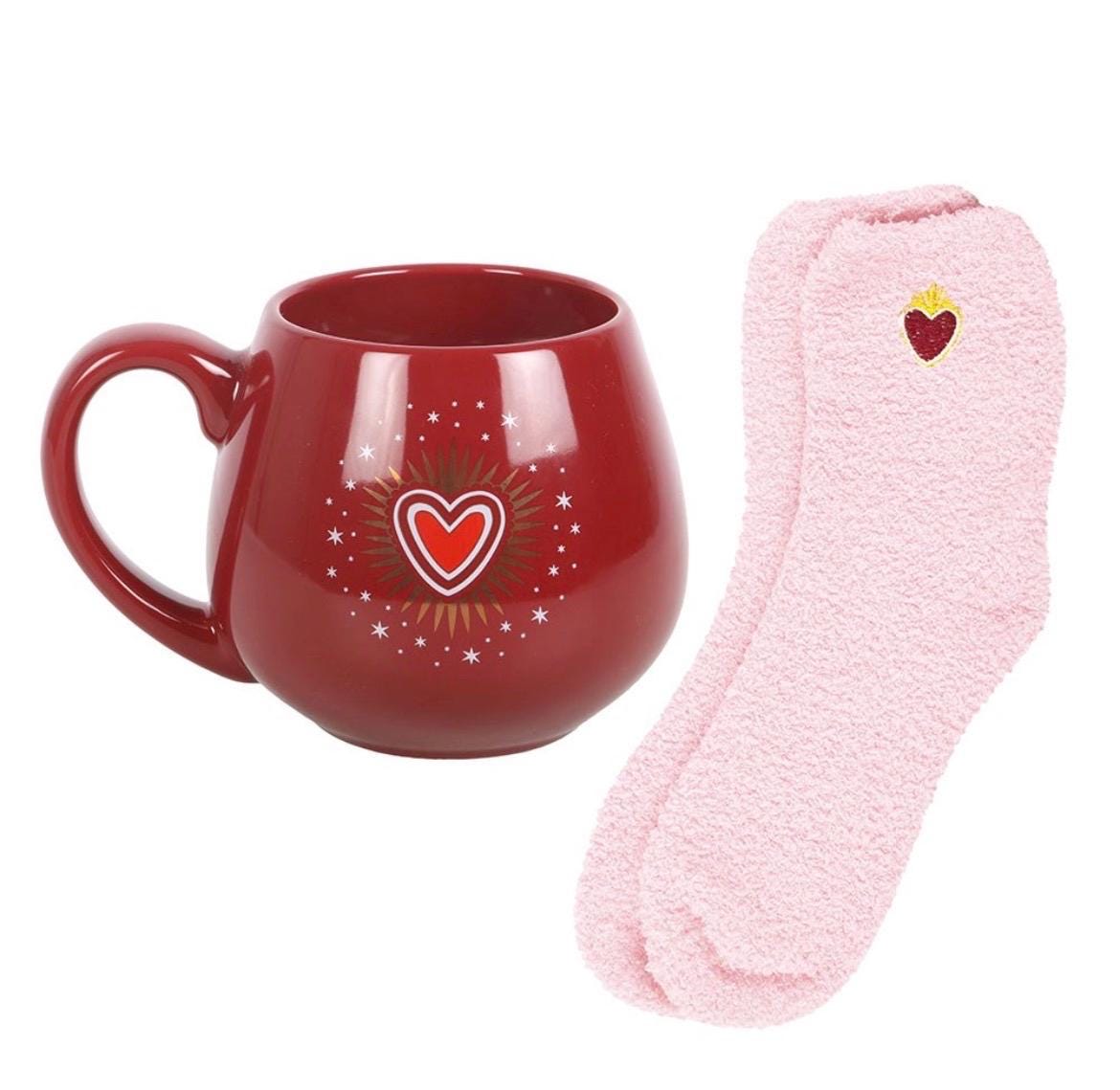 Sacred Heart Geschenkset – Tasse & Kuschelsocken