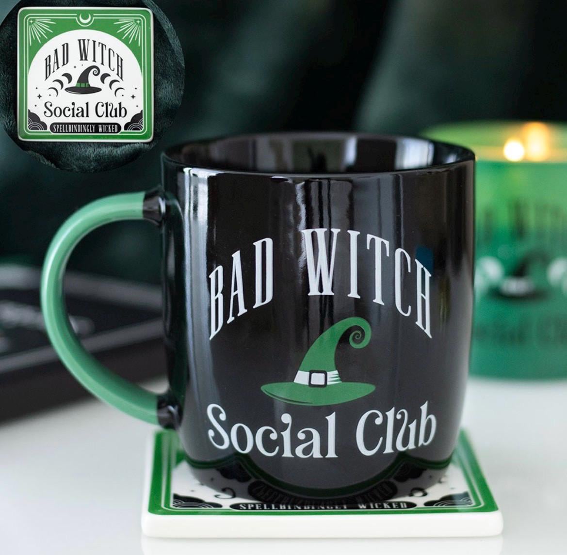 Good Witch Social Club, Bad Witch Social Club oder Wicked without Coffee Tasse