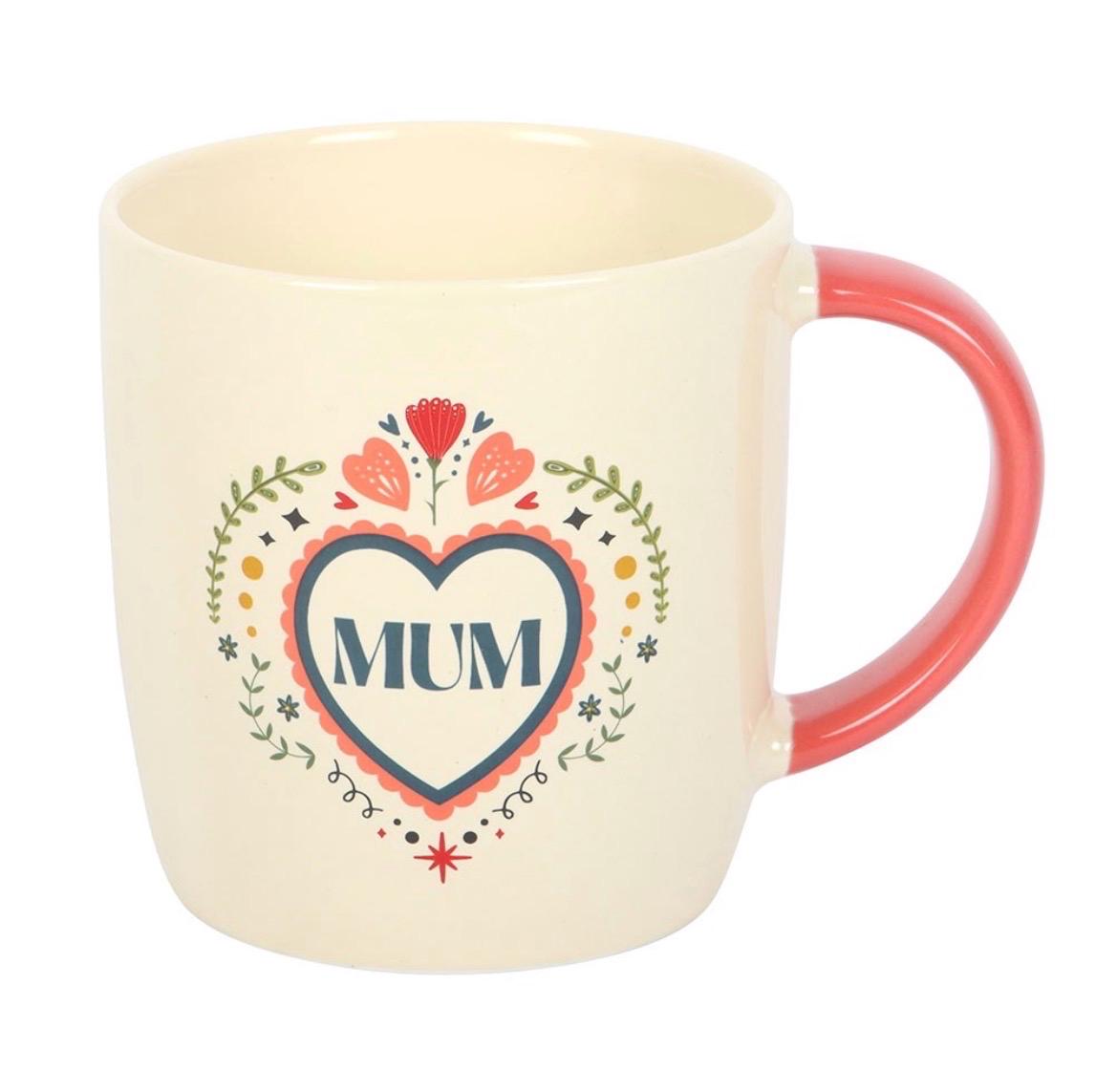 Mum Herz-Tasse