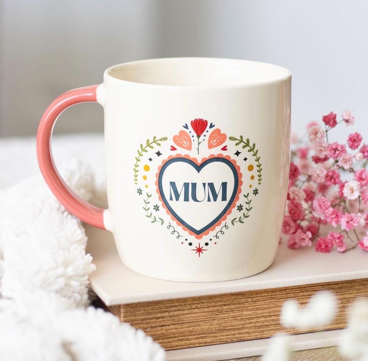 Mum Herz-Tasse