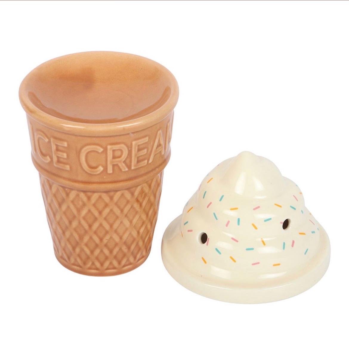 Eiscreme Wachsmelt und Ölbrenner aus Keramik