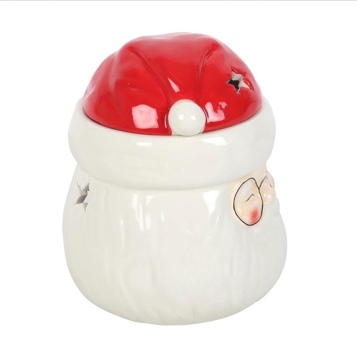 Santa Wachsmelt und Ölbrenner aus Keramik