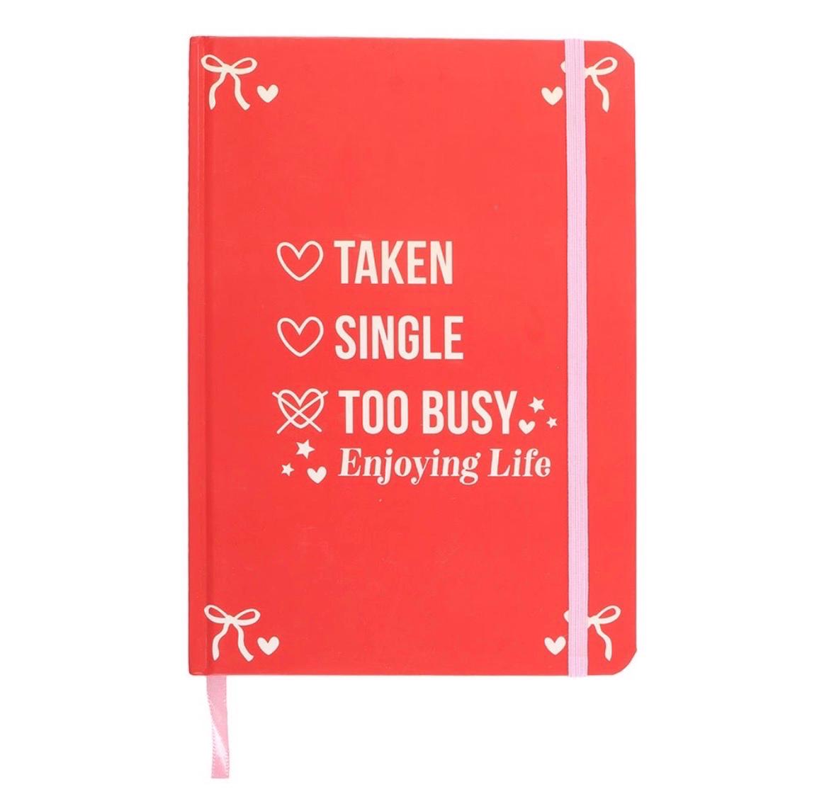 Too Busy Enjoying Life Notizbuch liniert