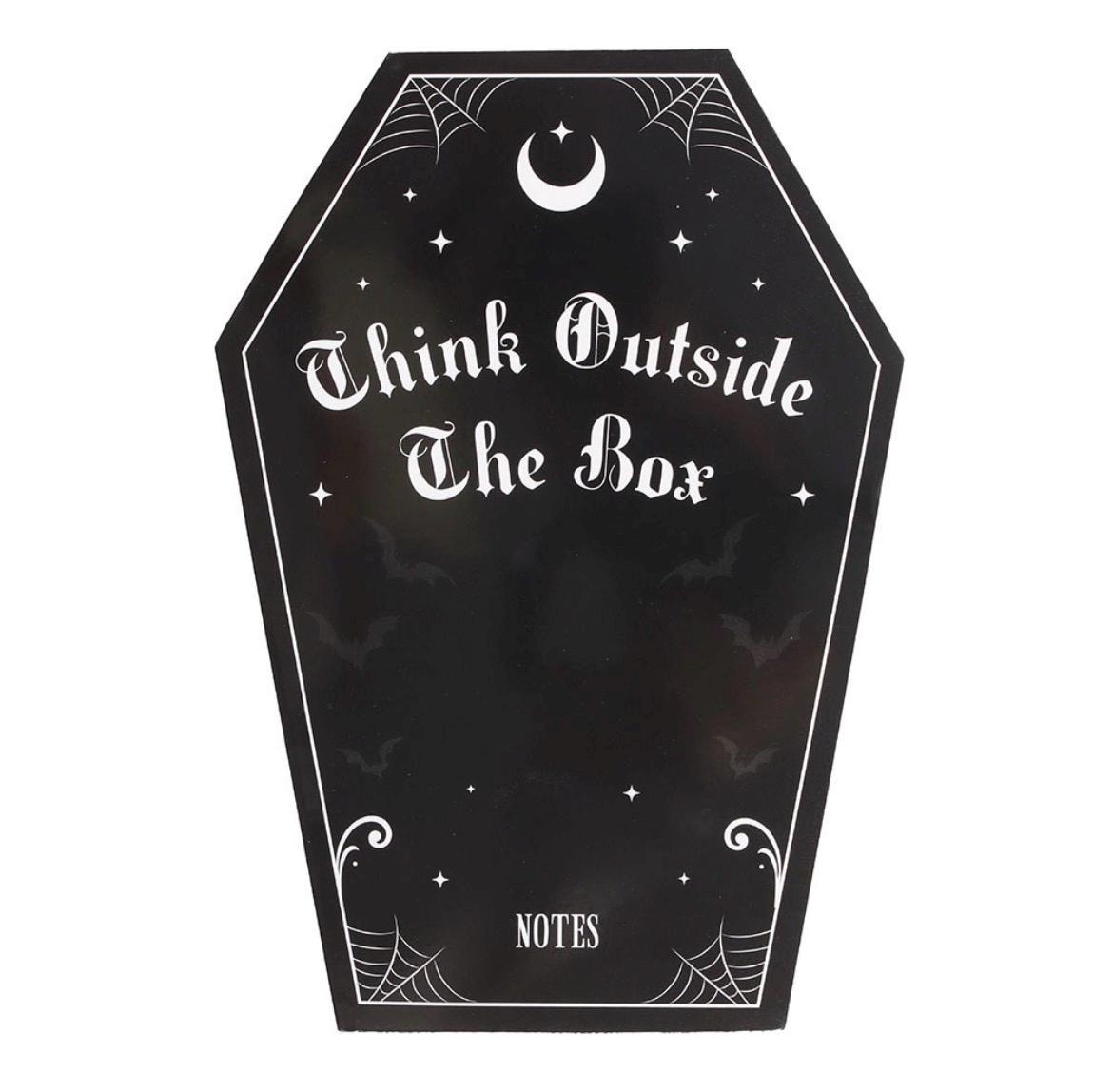 Think Outside The Box Notizbuch keine Linien