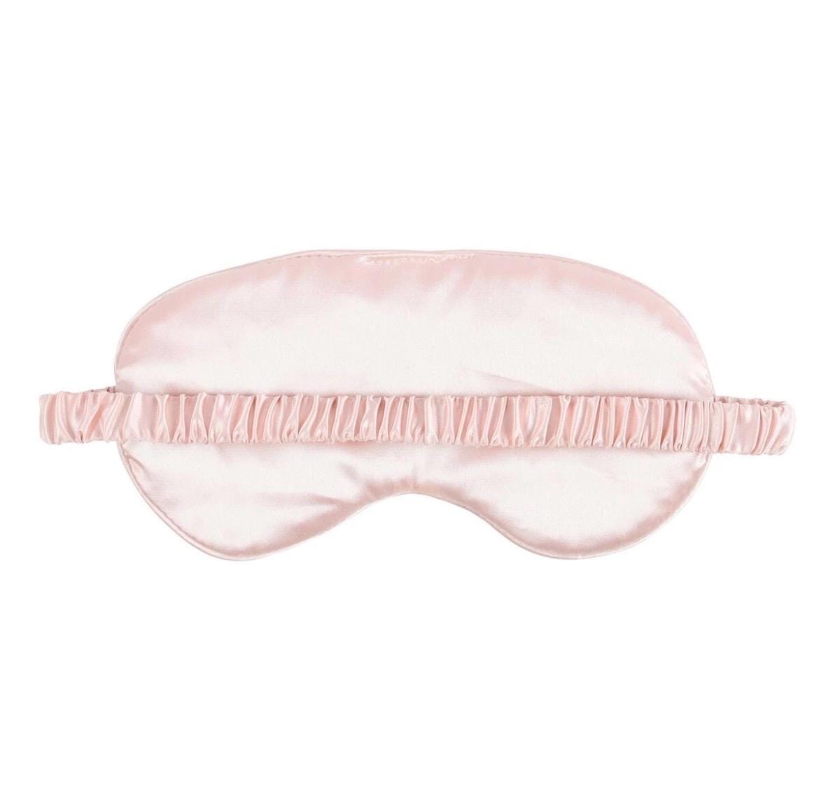 Manifesting My Dreams Satin Schlafmaske | Rosa Augenmaske für Schlaf, Manifestation & Self Care | Wellness Geschenk