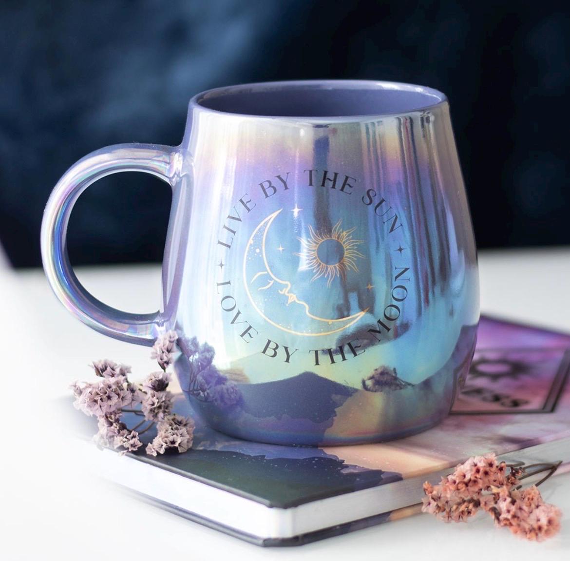 Live By The Sun Love By The Moon Tasse | Mond Tasse | Hexentasse | Mystic Mug | Celestial Mug | Mondphasen | Spirituelle Tasse