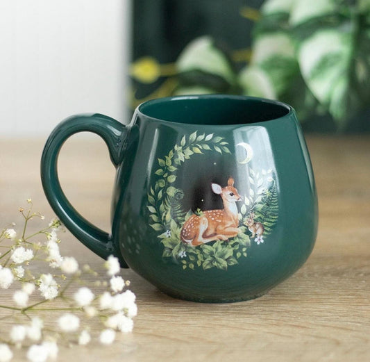 Fawn and Friends Tasse | Rehkitz Tasse | Wald Tasse | Cottagecore Mug | Forest Mug | Natur Geschenk | Woodland Mug