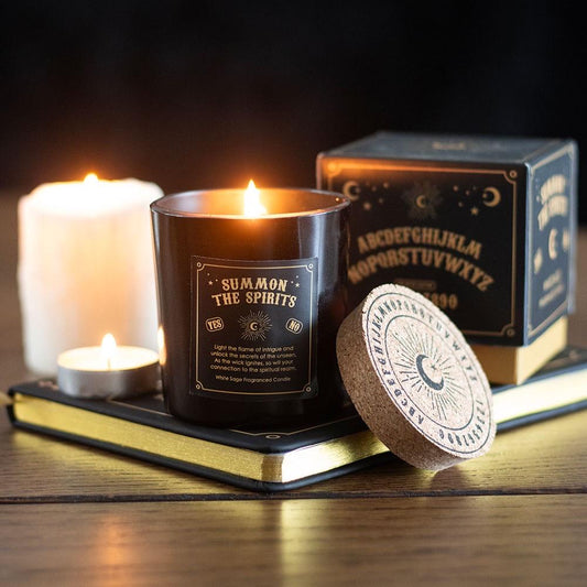 Summon the Spirits Duftkerze White Sage | Gothic Kerze | Hexenkerze | Witchcore Deko | Spirituelle Geschenkidee