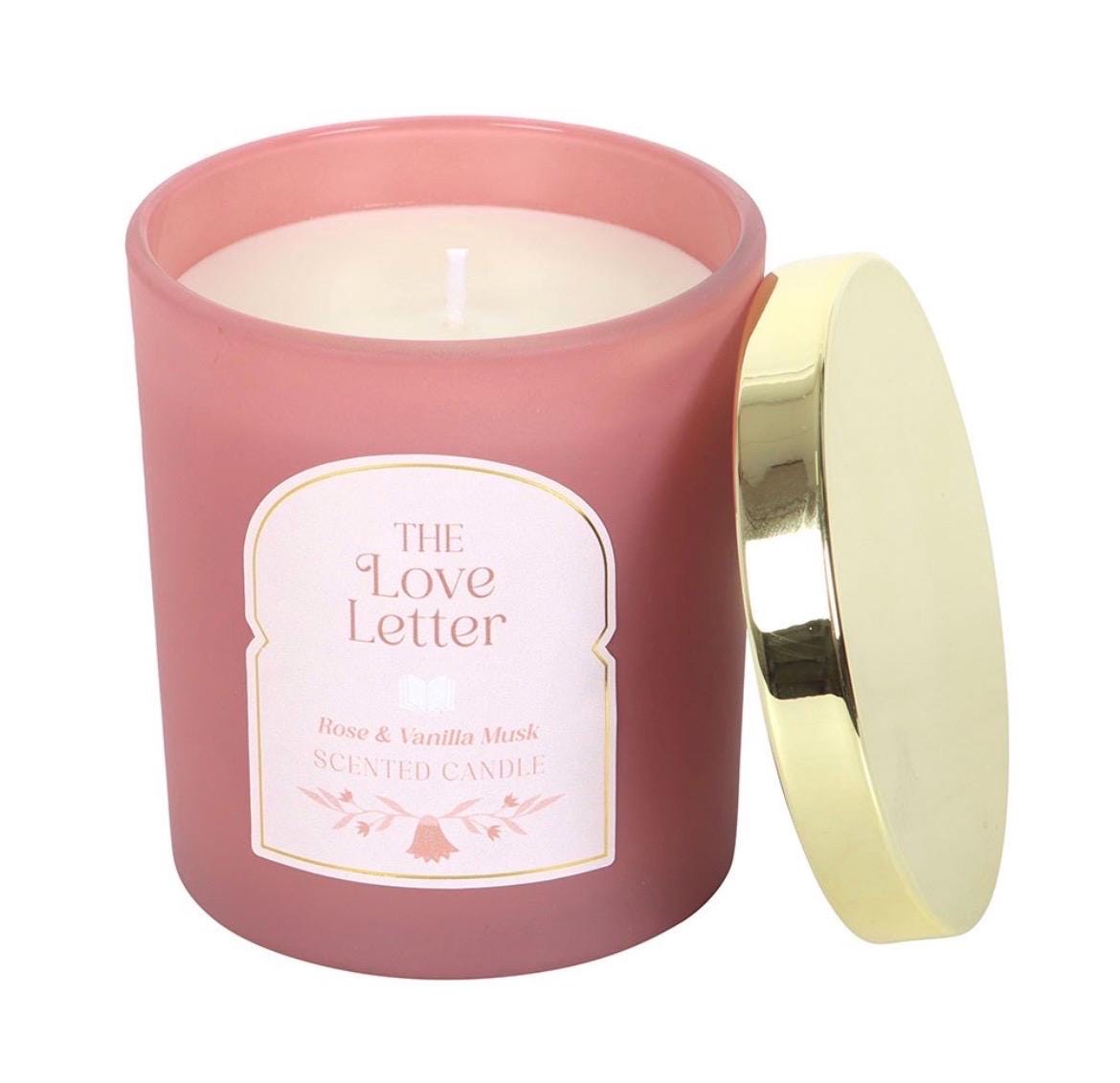 Storybook Kerze | The Enchanted Library, The Story of Serenity & The Love Letter | Buchliebhaber Geschenk | Duftkerze | Booklover Candle