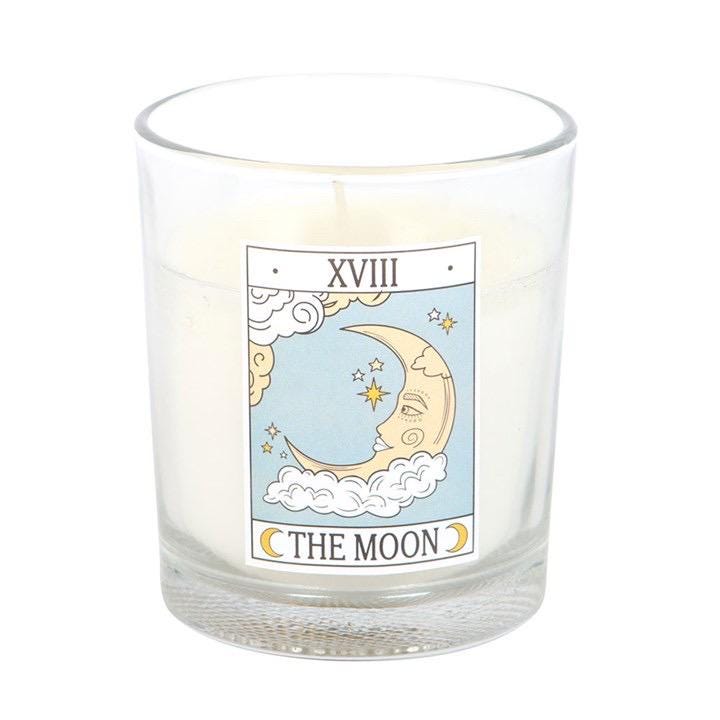 Tarot Duftkerze | Tarotkarten Kerzen | The Sun, The Moon, The Star & Wheel of Fortune | Spirituelle Kerze