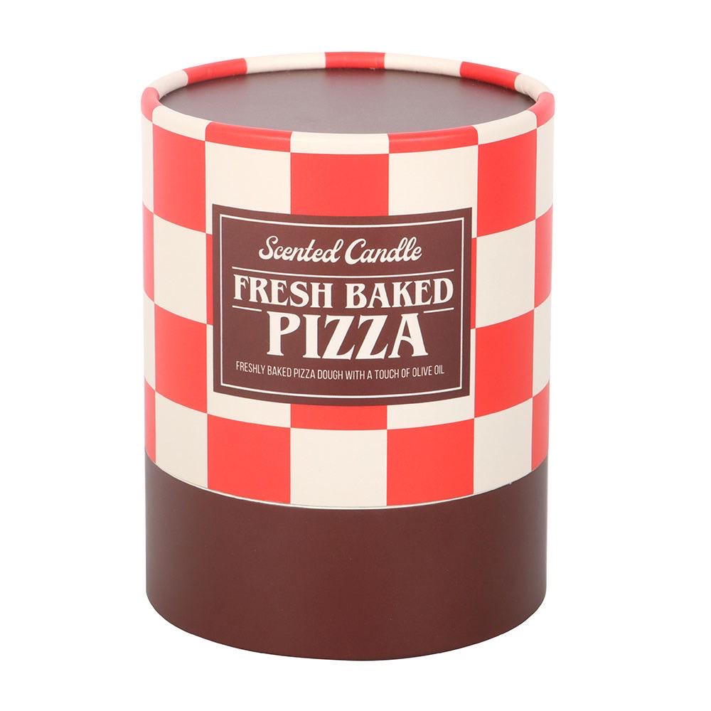 Karamell Kerze | Pizza Kerze | Verrückte Duftkerze im Glas | Pizza oder Karamell-Waffel | Lustige Geschenkidee