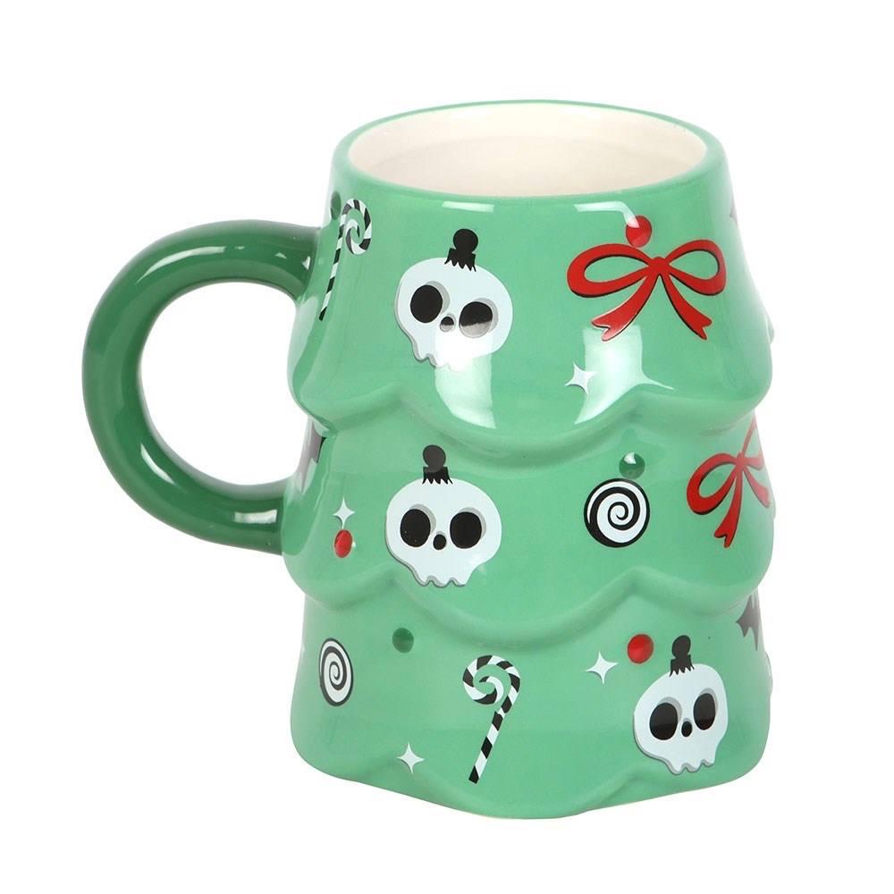 Gothic Weihnachtsbaum Tasse | Spooky Christmas Mug | Alternative Weihnachtstasse