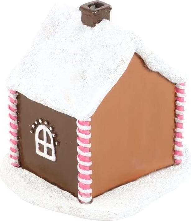 Räucherkegel Lebkuchenhaus | Räucherhaus | Weihnachtlicher Räucherkegelhalter | Gingerbread House Incense Burner | Christmas Cottage Deko