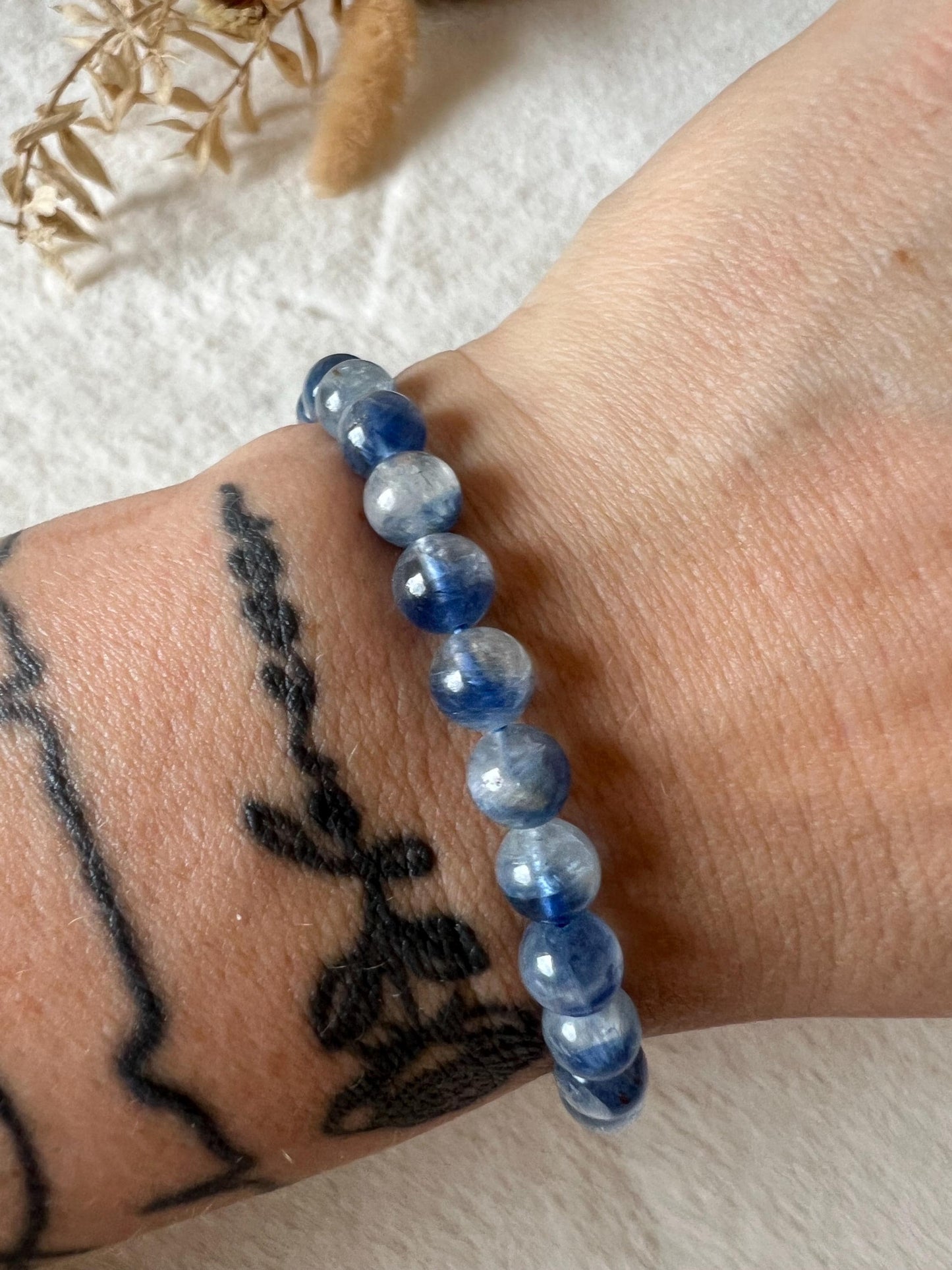 Blauer Kyanit Armband | Echter Disthen | Edelstein Armband | Naturstein Schmuck | Kyanit Schmuck | High Quality