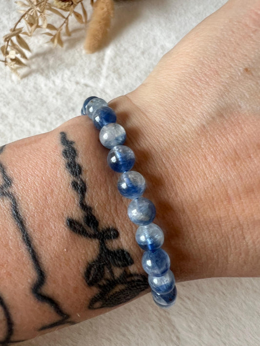 Blauer Kyanit Armband | Echter Disthen | Edelstein Armband | Naturstein Schmuck | Kyanit Schmuck | High Quality