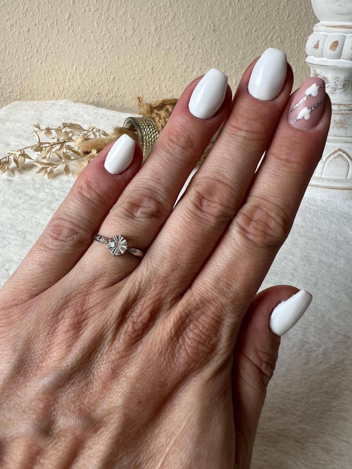 Bergkristall Ring mit Fantasieschliff – 925 Sterling Silber | Edelstein Ring | Besonderer Schliff | Kristallschmuck | Geschenk